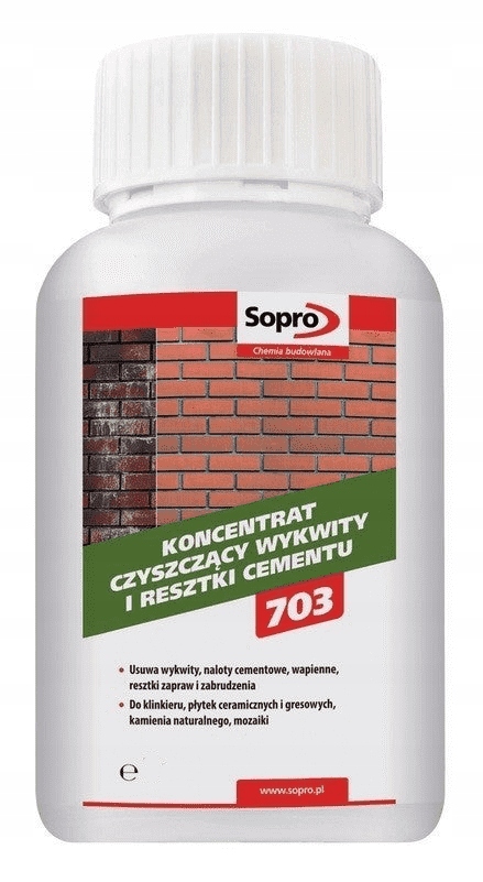 

Sopro 703 Do czyszczenia wykwitów i resztek cement