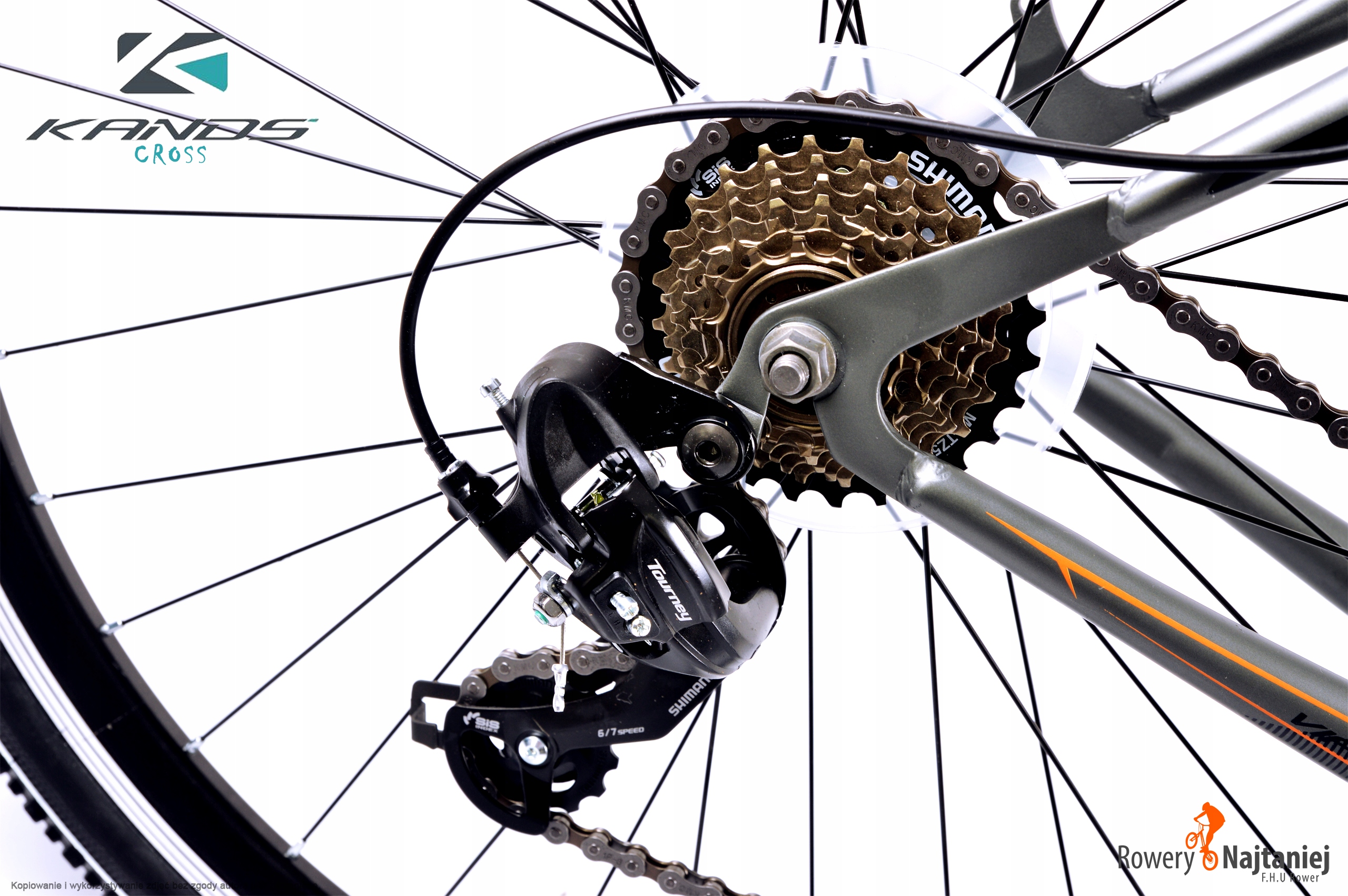 ROWER MĘSKI VIP BIKE CROSS 700 SZT M19 czar-nieb Rodzaj przerzutki zewnętrzna