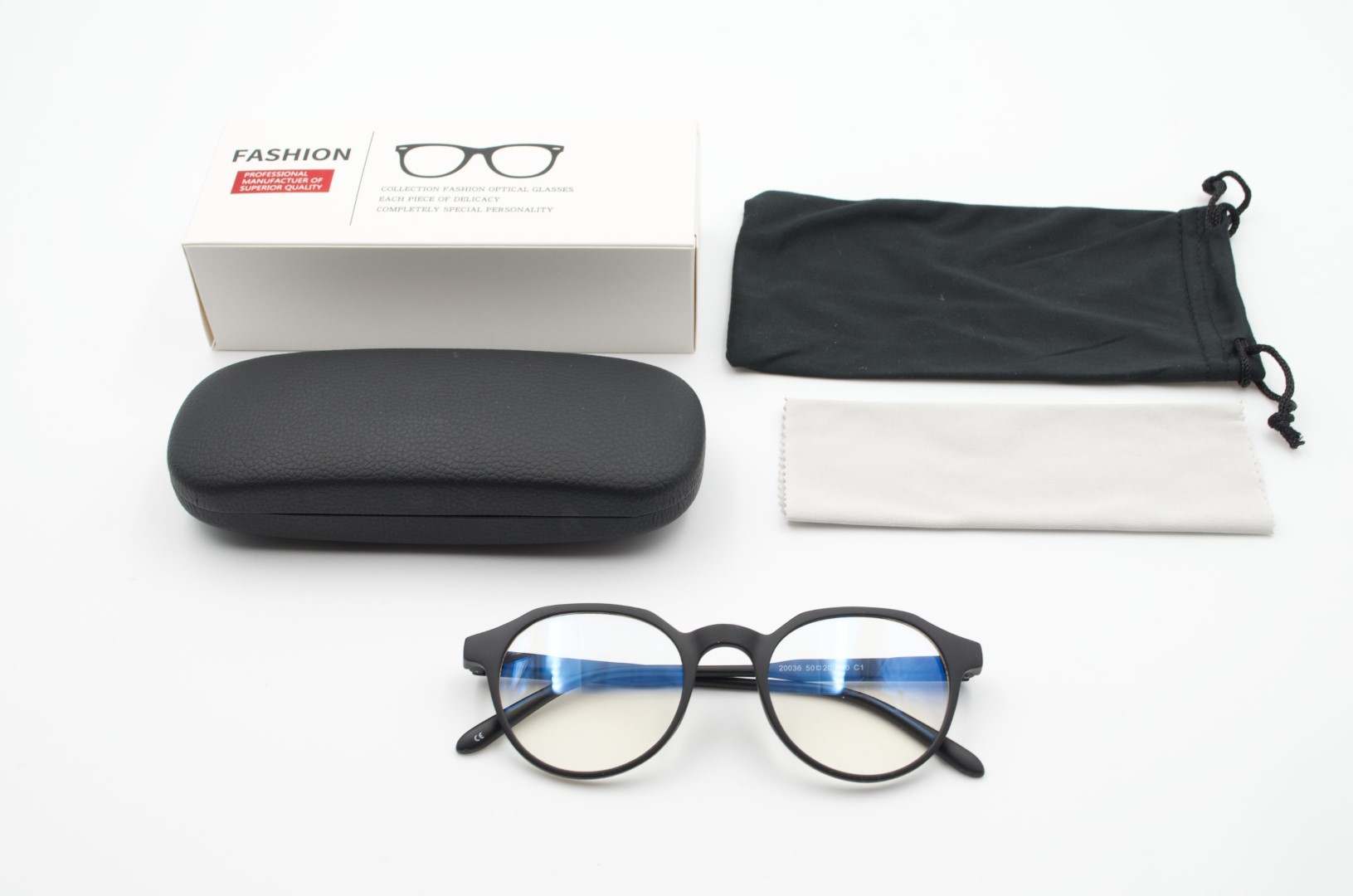 OKULARY ZERÓWKI Z FILTREM BLUE LIGHT + akcesoria Płeć uniseks