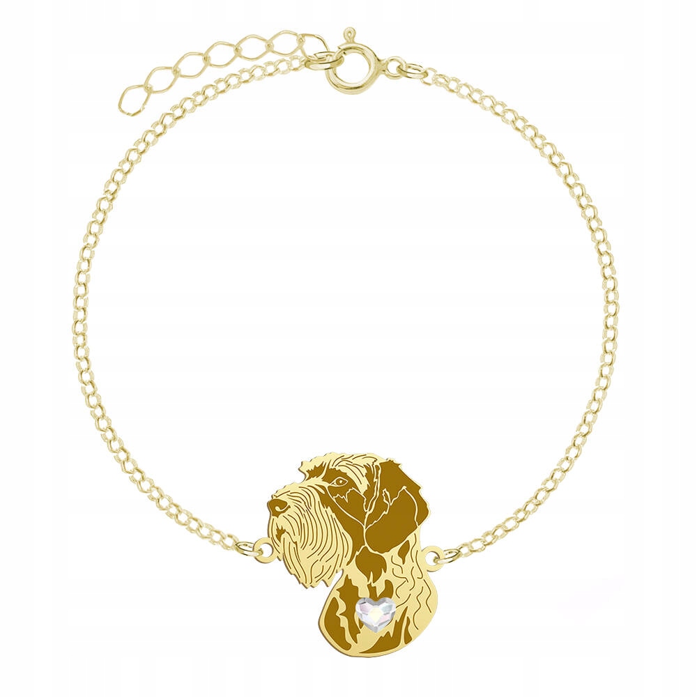 Zlatý náramek z německého Hrubosrsta 925 Dárek Gravírování Bonus