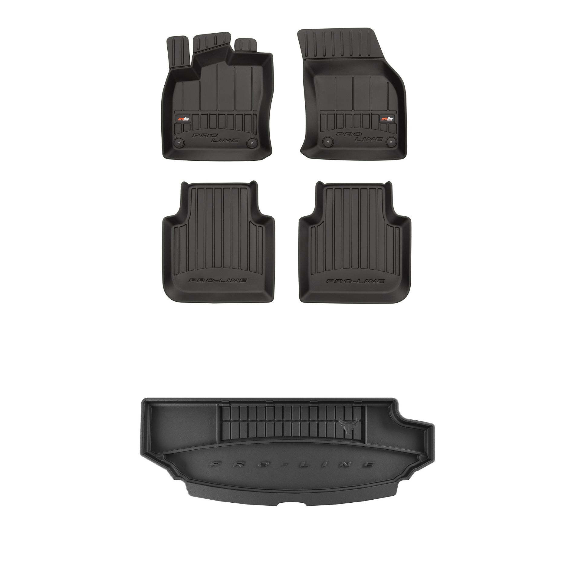 Sada gumových koberců a rohožek pro Škoda Kodiaq 2016-2024