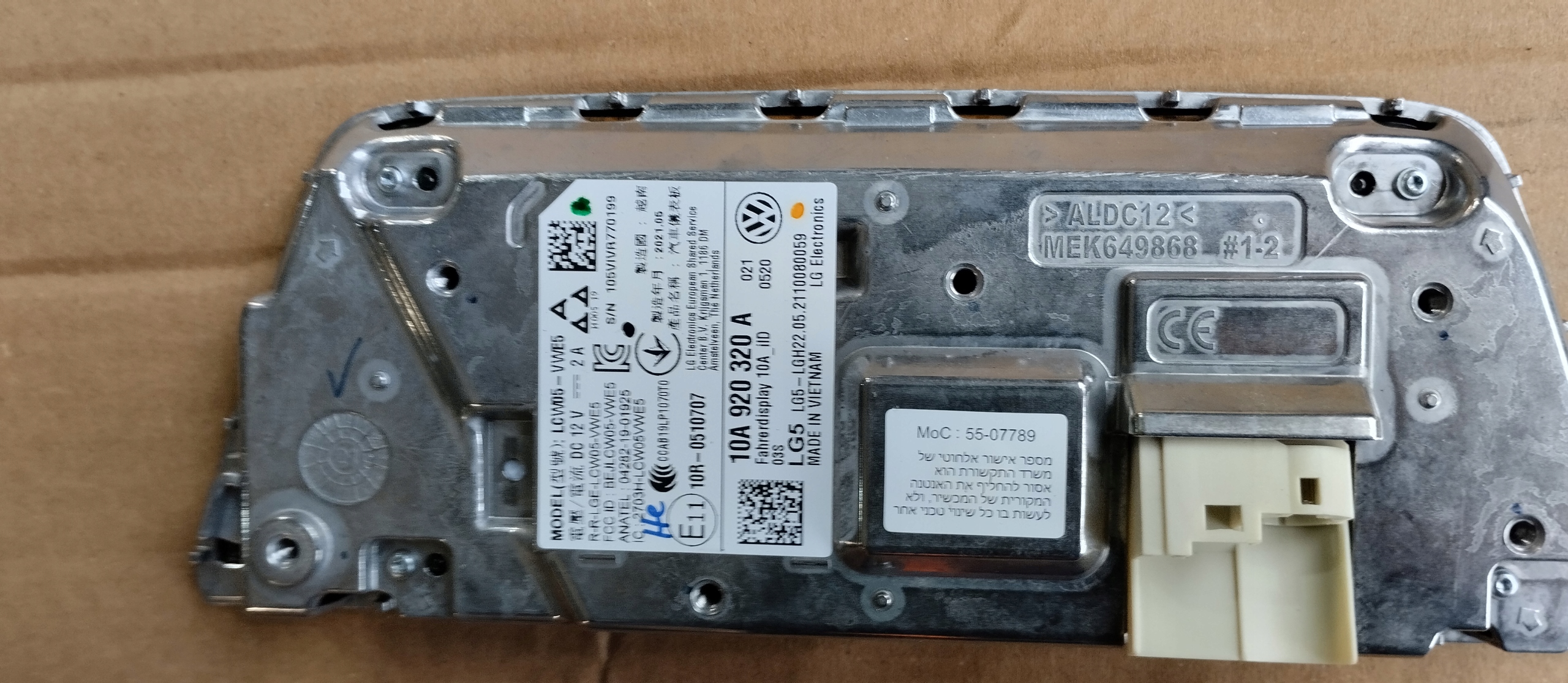 спидометр часы vw id.3 ID3 10A920320A