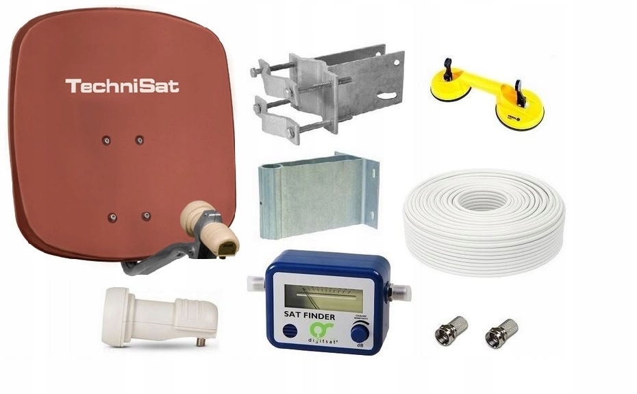 KOMPLETNY ZESTAW CAMPING TIR ANTENA SAT AKCESORIA