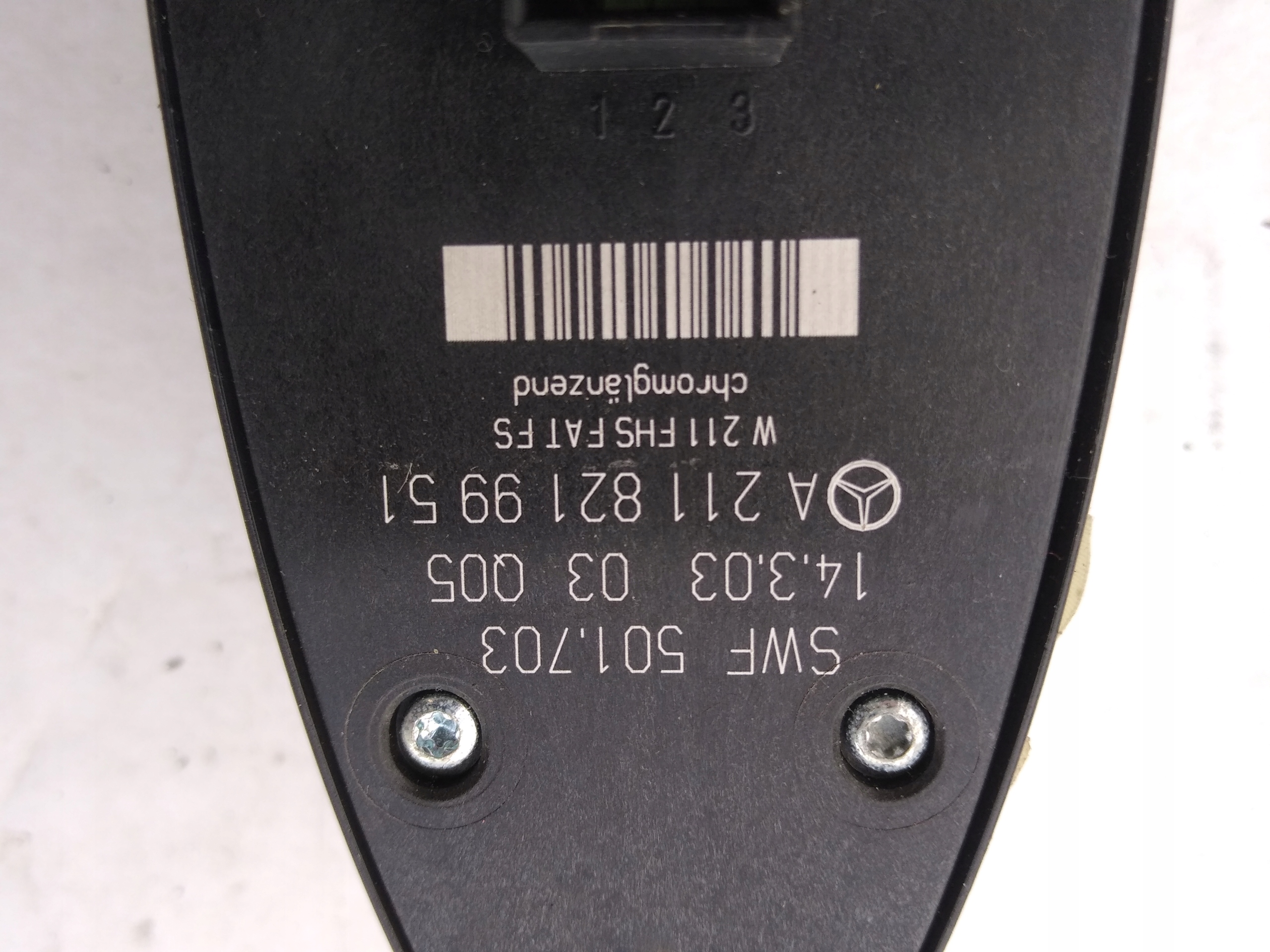 panel ovládání okna A2118219951 MERCEDES E W211