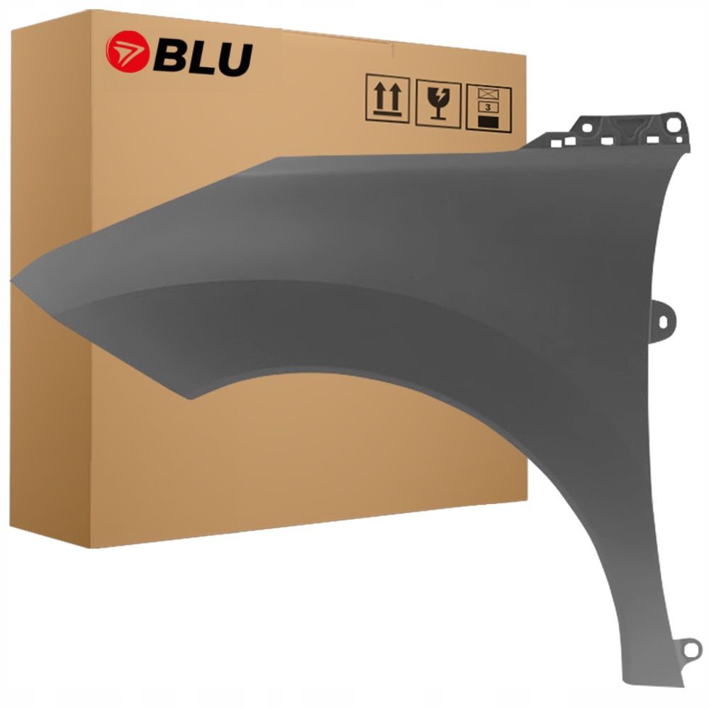 Blu Blatník Peugeot 3008 Ktp levý šedý 09-16 přední GrauerHai