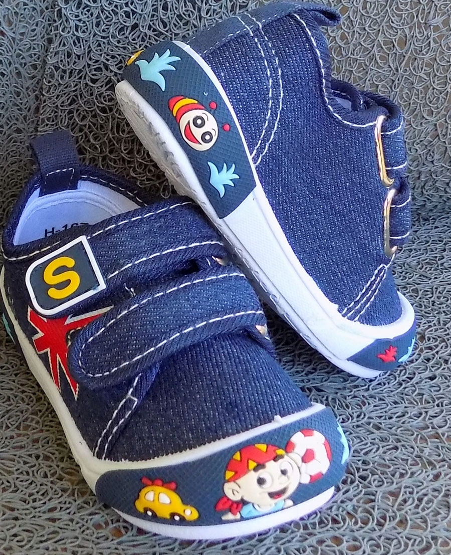 Extra trampki na rzepy r20 granat P8-65 Marka Inna marka