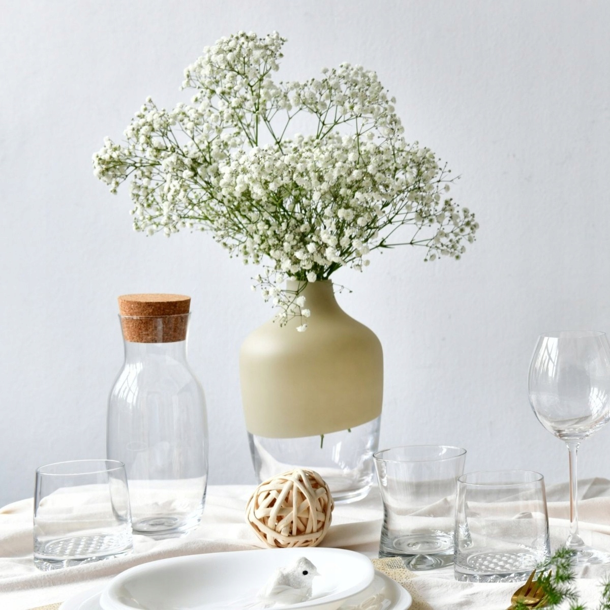 Wazon KROSNO Fashion 25cm butelka na kwiaty trawy Marka Krosno