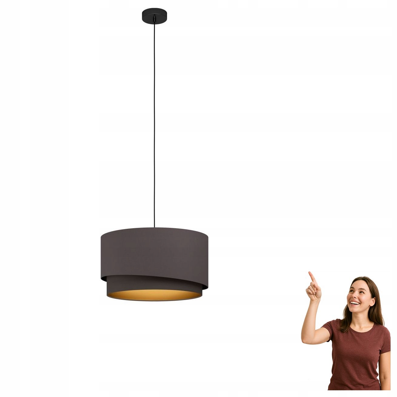 Závesná lampa Manderline 39929 Eglo