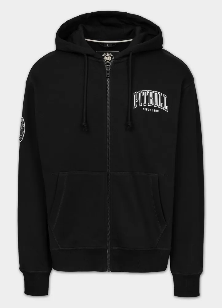 Pánská Tepláková rozepínací mikina s kapucí Pitbull Badger příjemná S