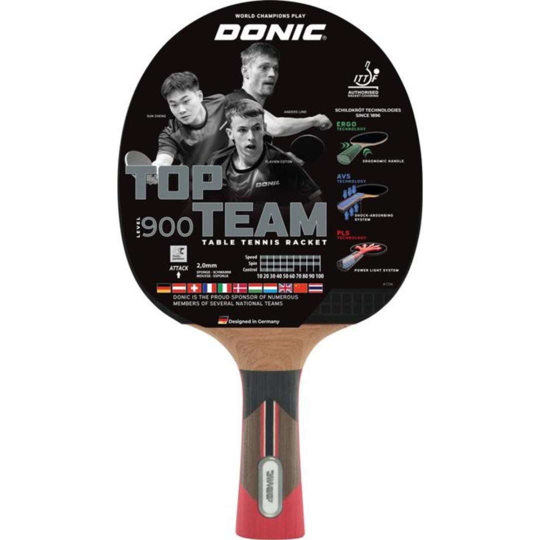 Pálka Na Stolní Tenis Top Team 900 Květináčů