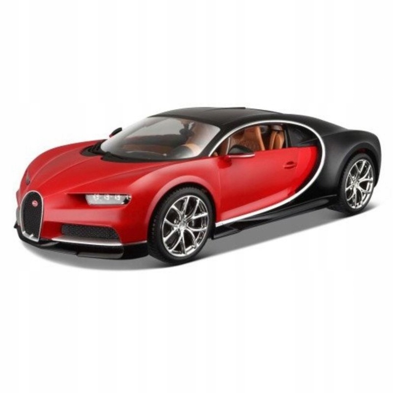 Bburago 1:18 Bugatti Chiron Red Black
