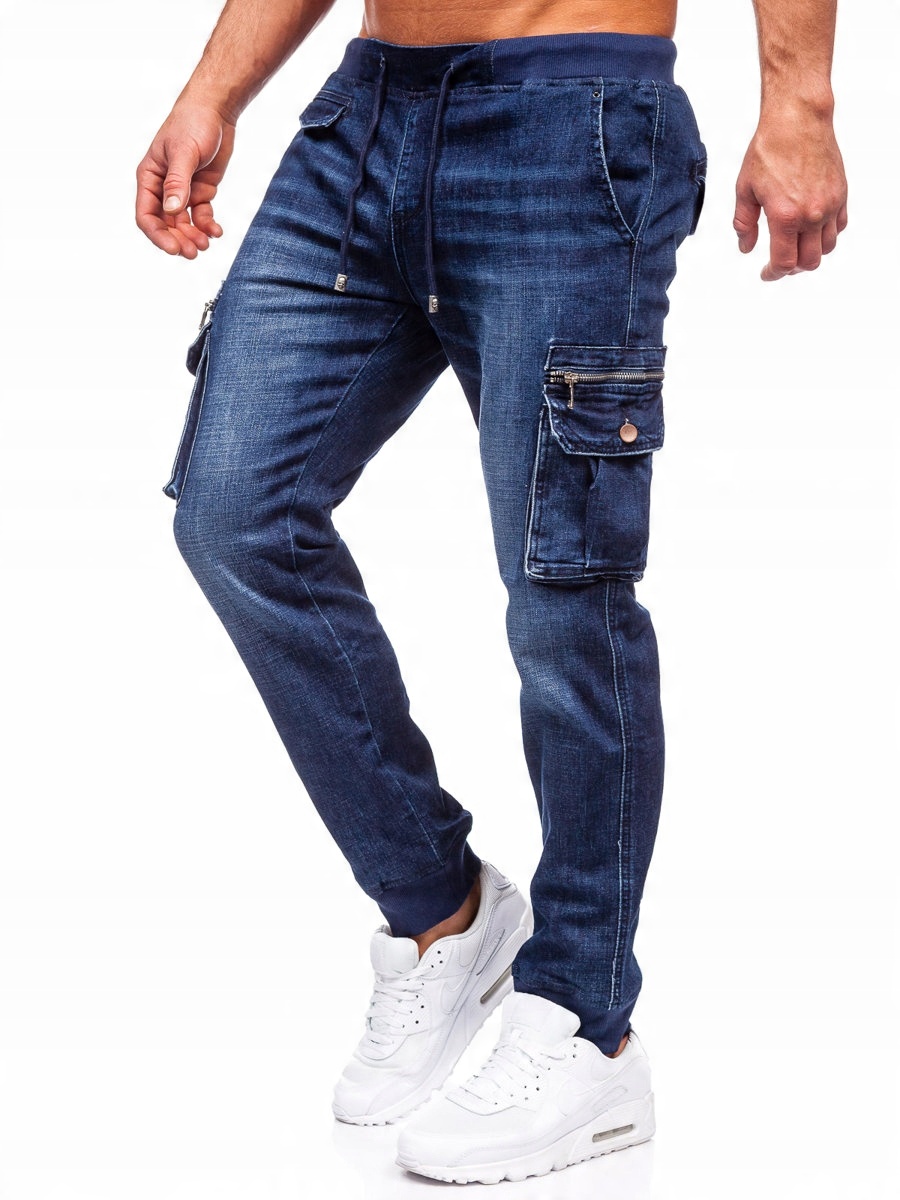

Spodnie Jeansowe Granatowe MP0108BS Denley_m