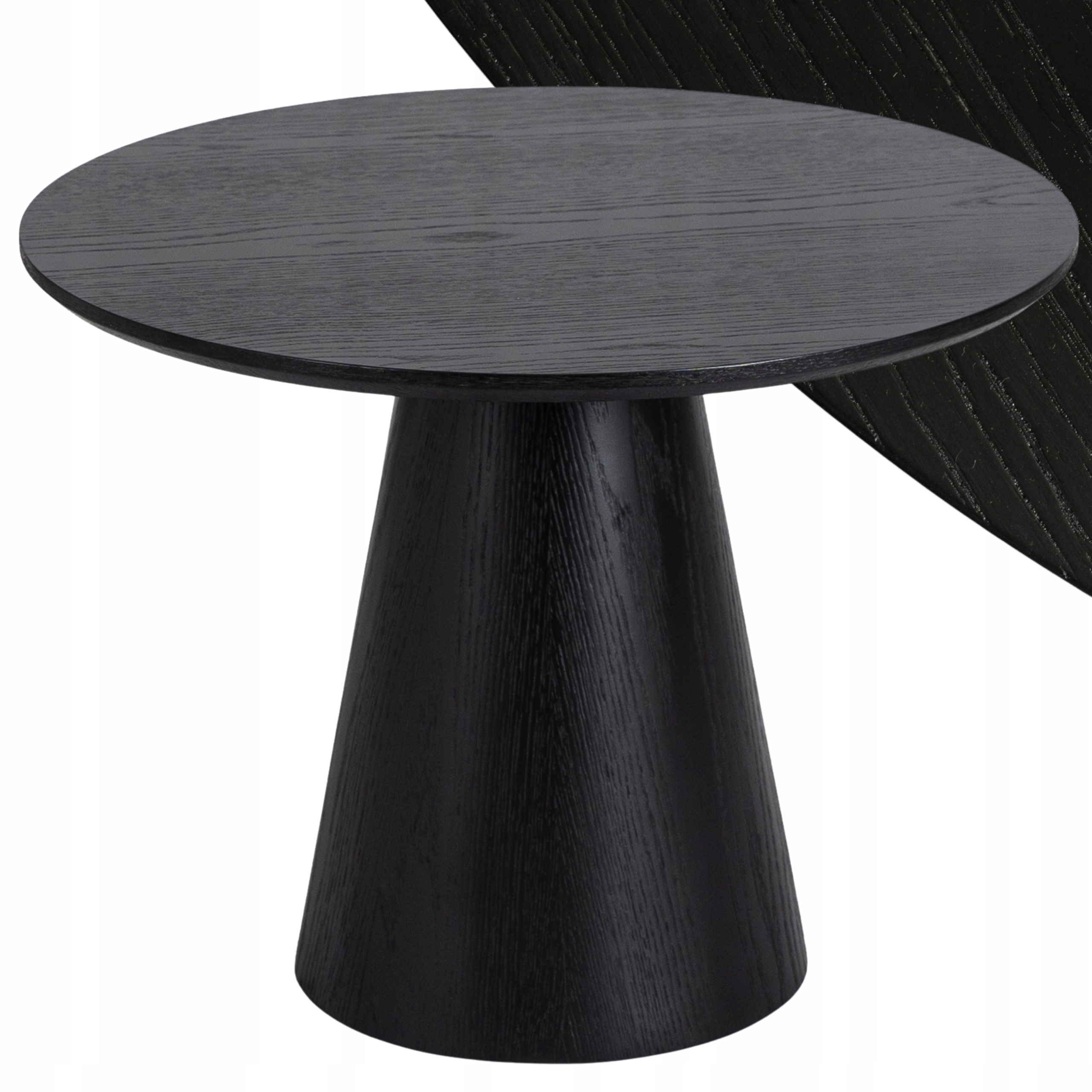 Konferenční stolek Kulatý Černý Malý Moderní Malá Kulatá Lavička Cassander