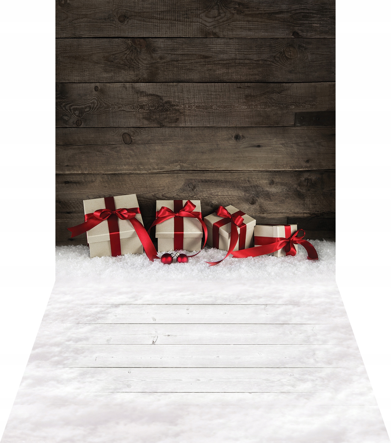 Grube tło ZIMOWE, tło świąteczne 180x400 sw107