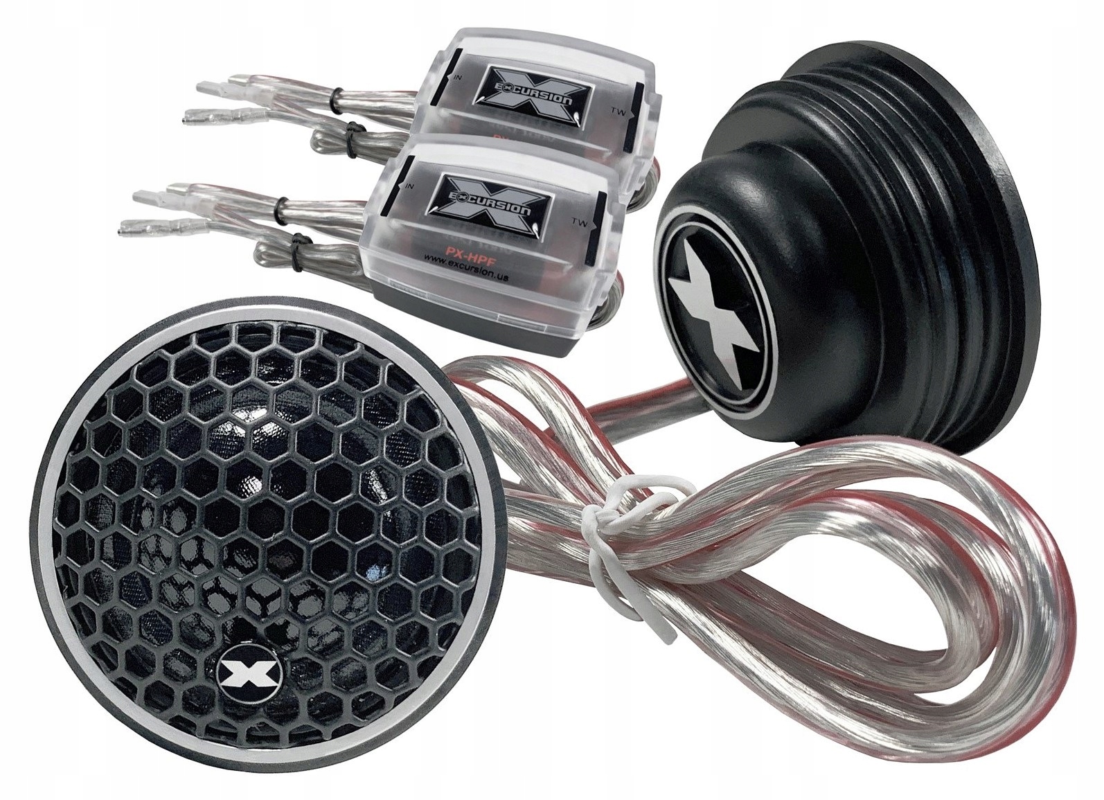 Excursion PX-1S Vysokotonové Reproduktory do auta Tweetery Vysoká Kvalita