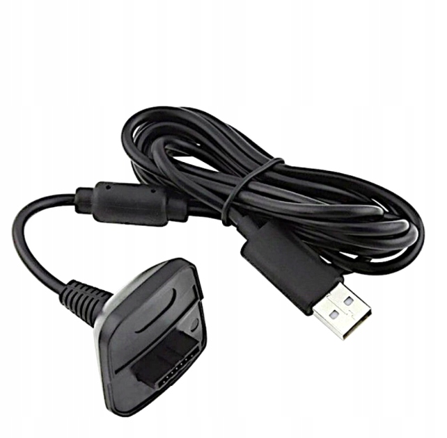 KABEL ŁADOWARKA ŁADUJĄCY PLAY CHARGE DO PADA PADÓW XBOX 360