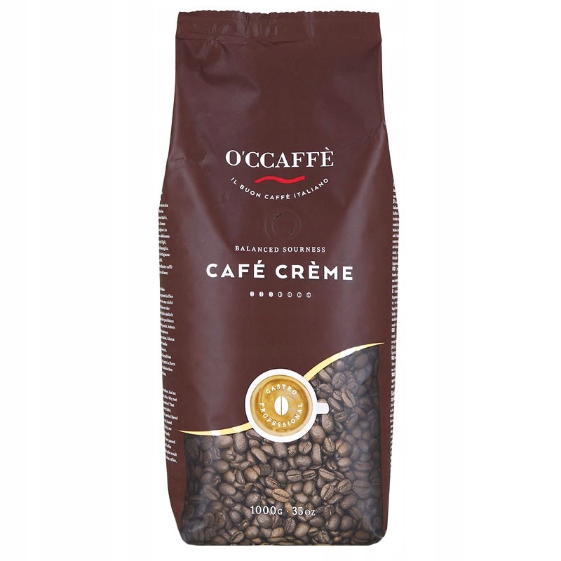 Levně Káva O'ccaffe Cafe Creme Professional 1 kg 1000 g