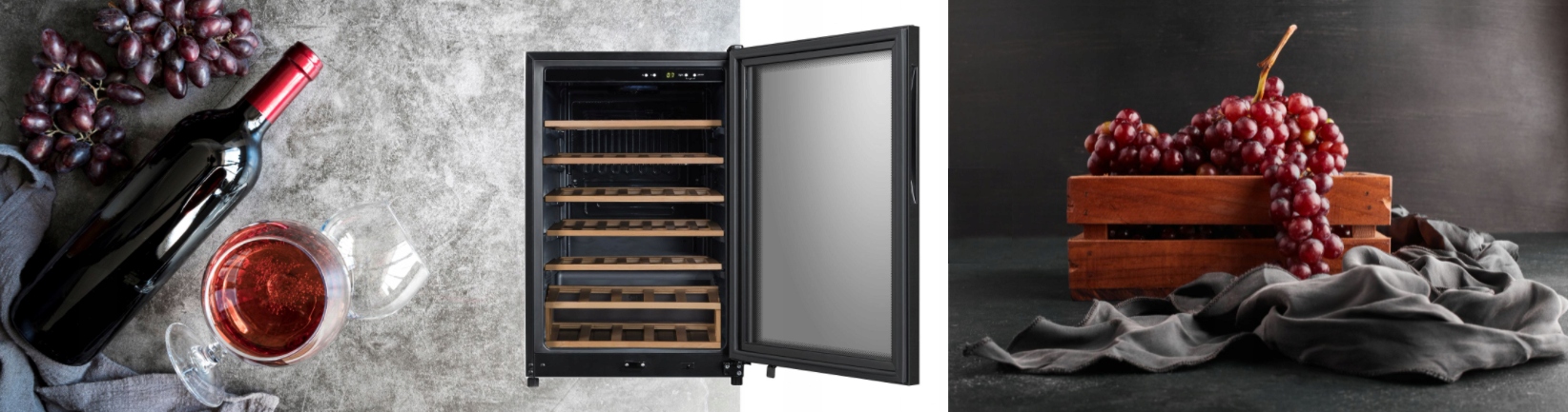 Chłodziarka do wina La Sommeliere LS100.2Z Funkcje oświetlenie LED