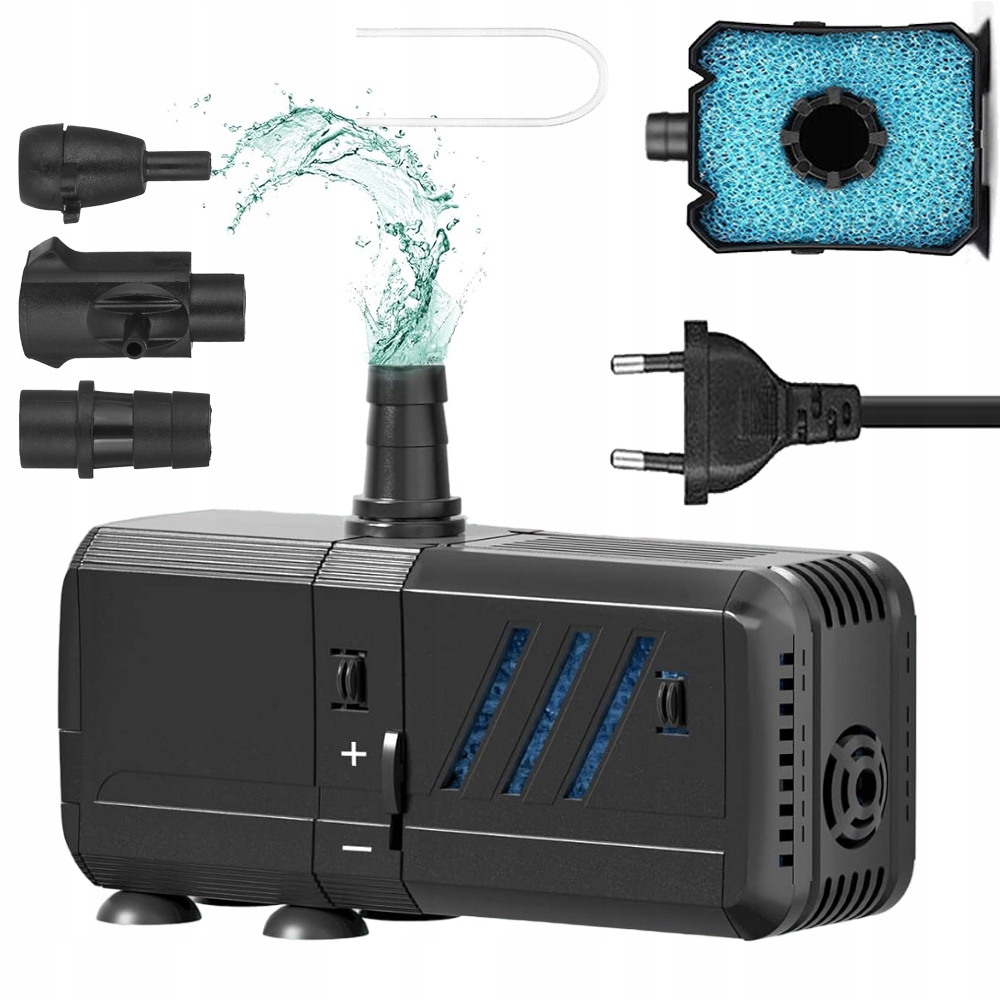 Levně Vnitřní Ponorný Filtr Do Akvária 6 W Pro Akvária 30-150 L Ultratichý