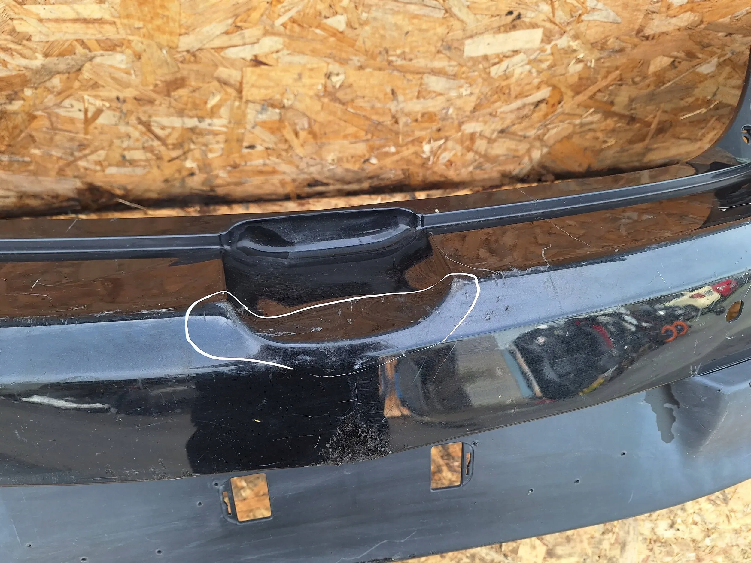 bumper rear part BCW8-50221 Mazda 3 BL 09- HB below PDC