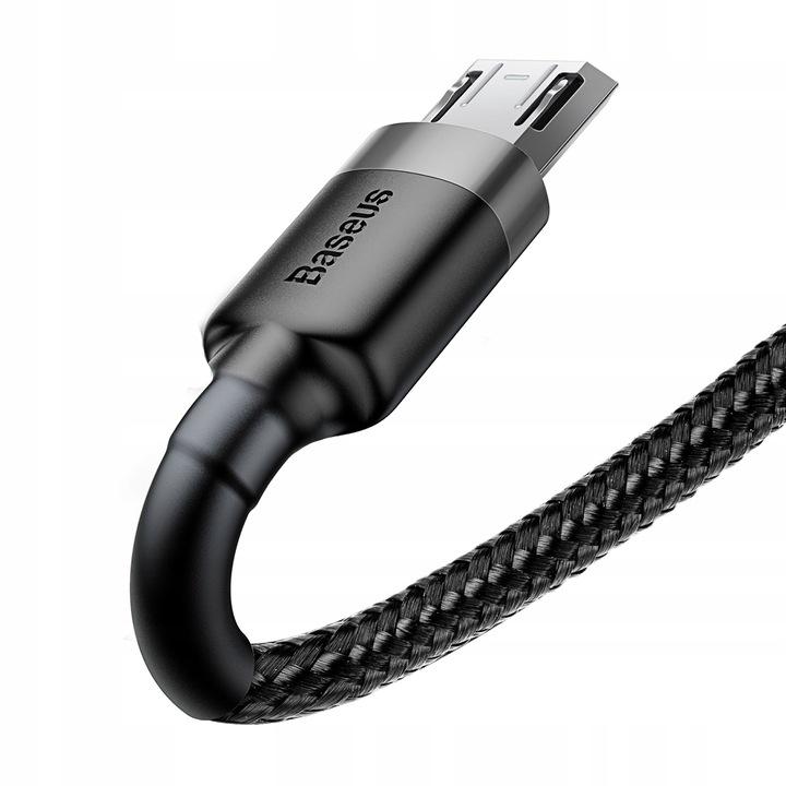 BASEUS MOCNY SZYBKI KABEL USB - MICRO USB PRZEWÓD OPLOT DWUSTRONNY 1.5A 2M Kod producenta CAMKLF-CG1