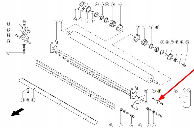 821752.0 Ogranicznik Numer katalogowy części 821752.0