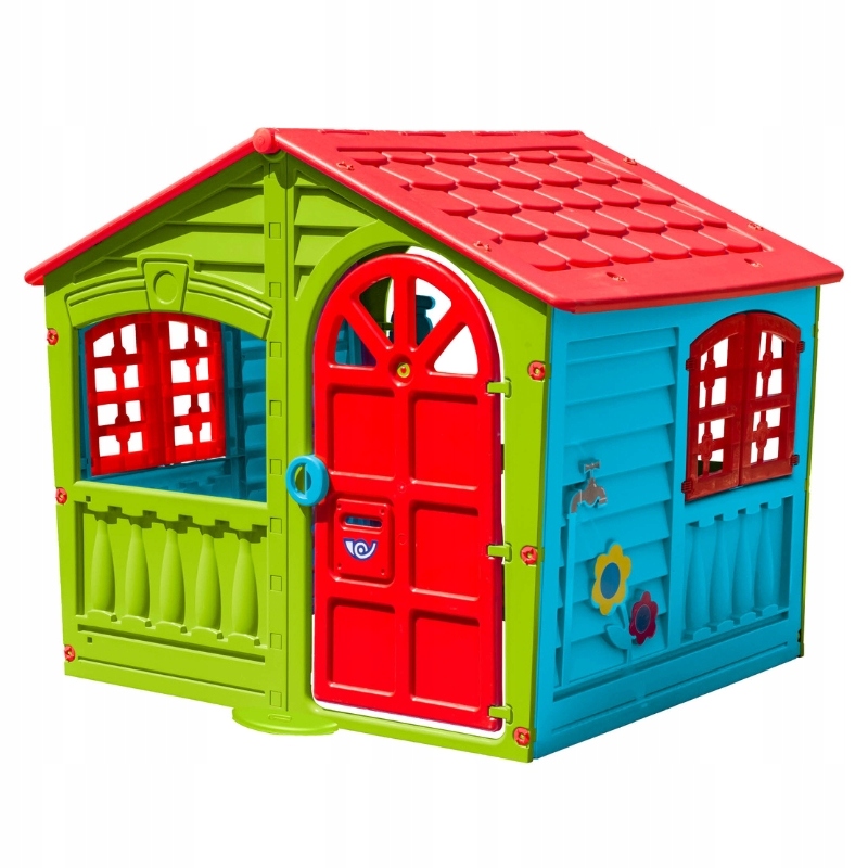PALPLAY ДЕТСКИЙ САДОВЫЙ ДОМИК БОЛЬШОЙ XXL САДОВЫЙ ДОМИК ОТКРЫВАЮЩИЕСЯ СТАВНИ
