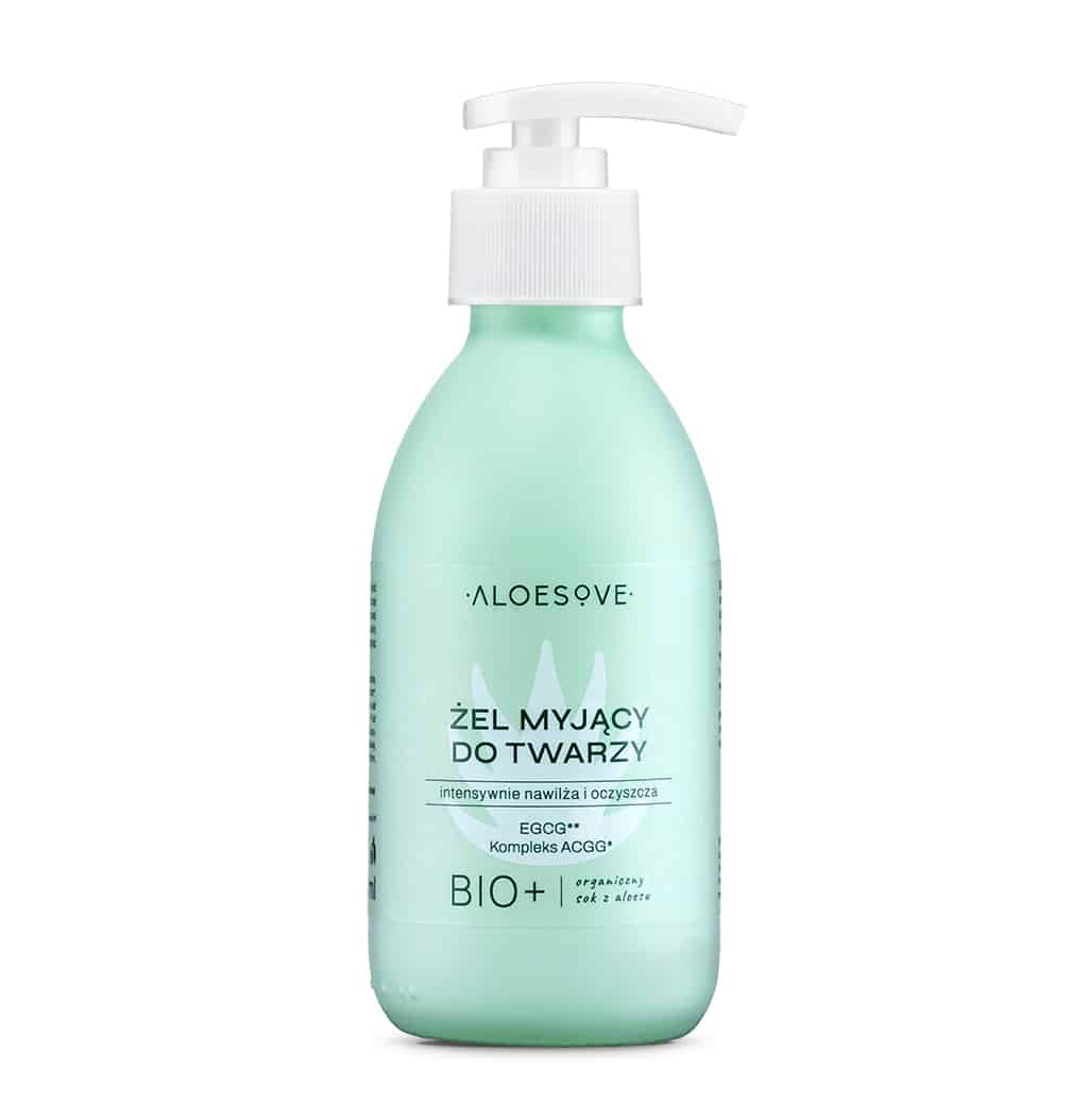 ALOESOVE Bio+ żel myjący do twarzy 190ml