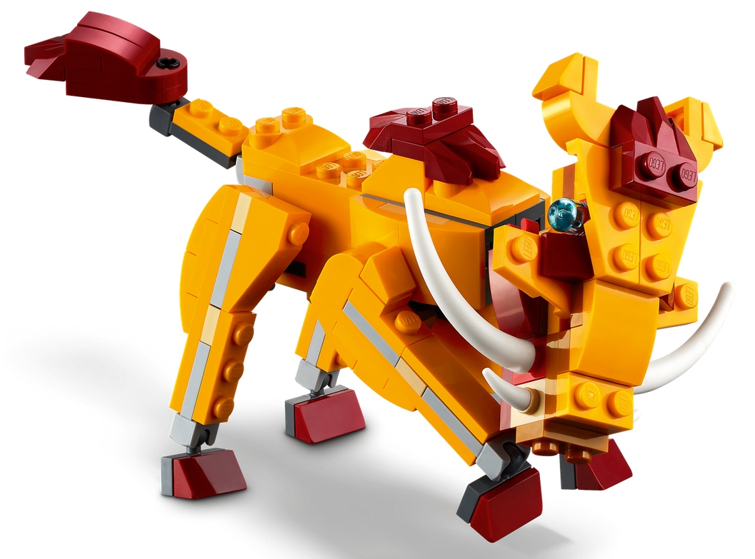 LEGO CREATOR 3w1 LEW STRUŚ DZIK klocki zestaw Marka LEGO