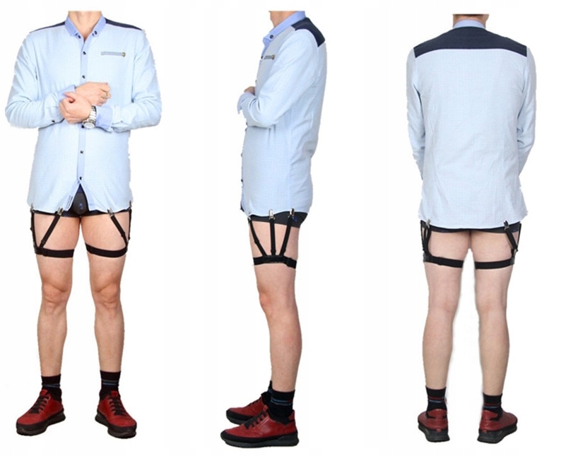 

Szelki do utrzymania koszuli Koniec Z Wystającą Pl