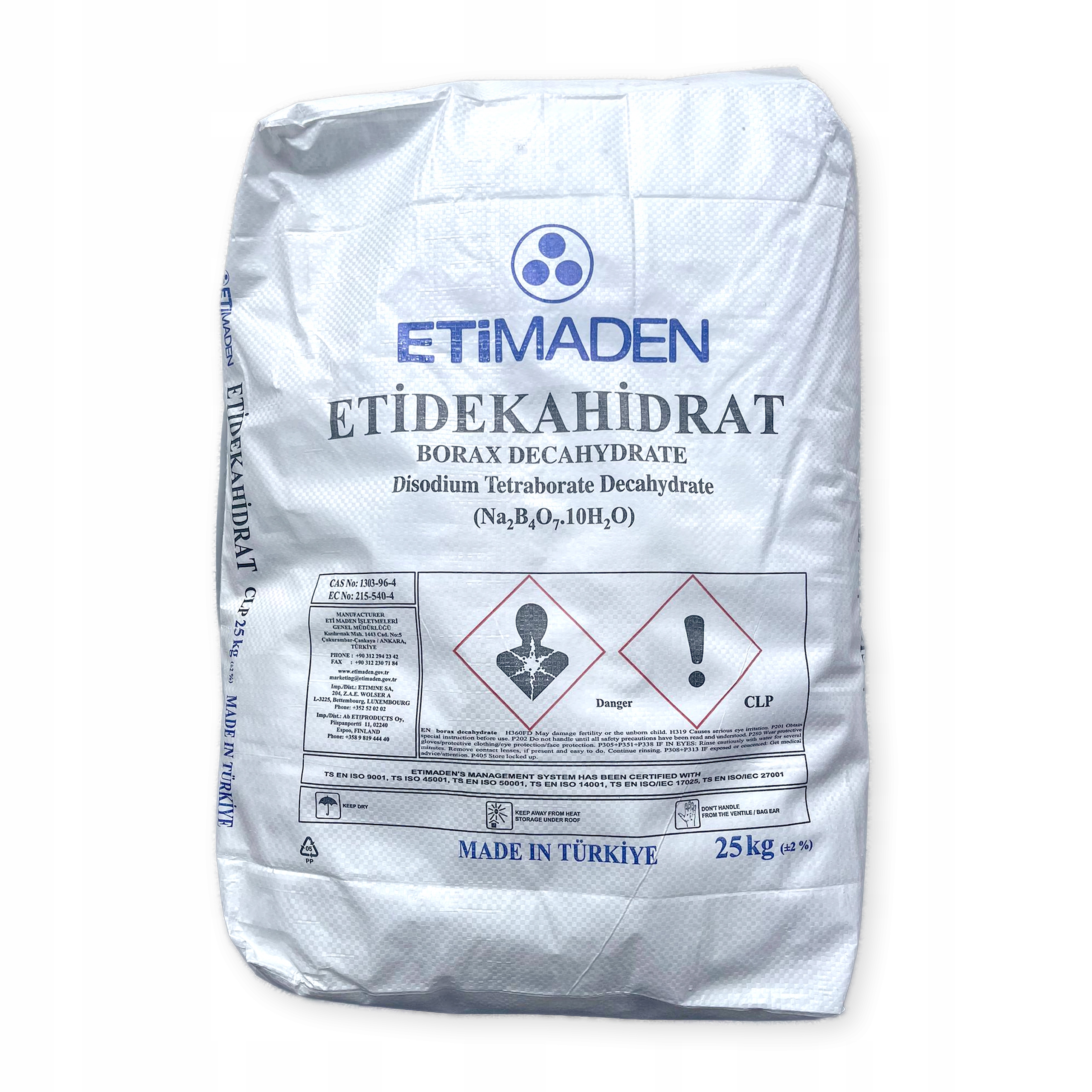 Boraks czysty 25 kg Borax 10-wodny Czteroboran Sodu Czda