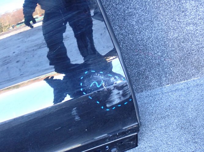 PORSCHE CAYENNE 9Y 18- door right rear. rear part