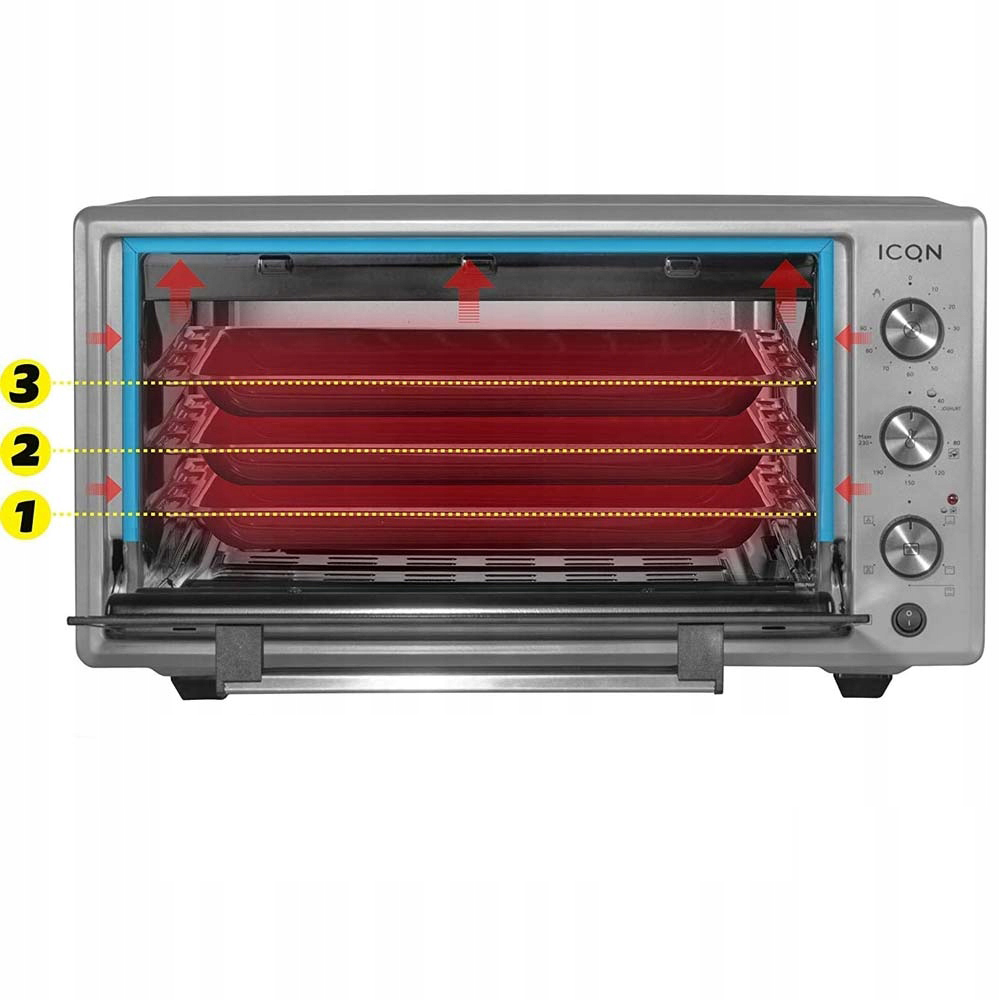 Piekarnik Elektryczny Wolnostojący Piecyk z Termoobiegiem 50L Premium Model M7051N03