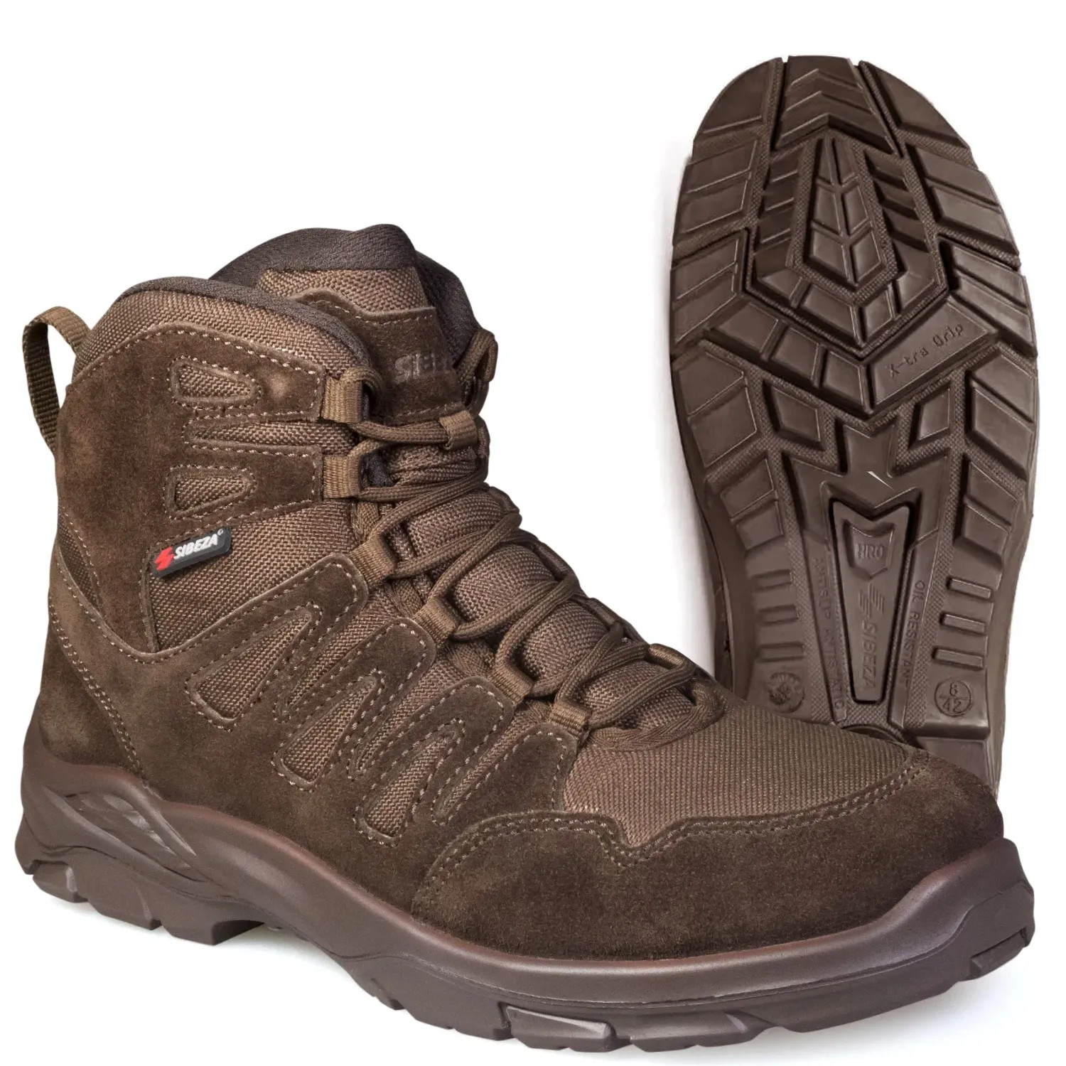 Sibeza Vojenské taktické boty Svg MID Brown Hnědé velikost 45