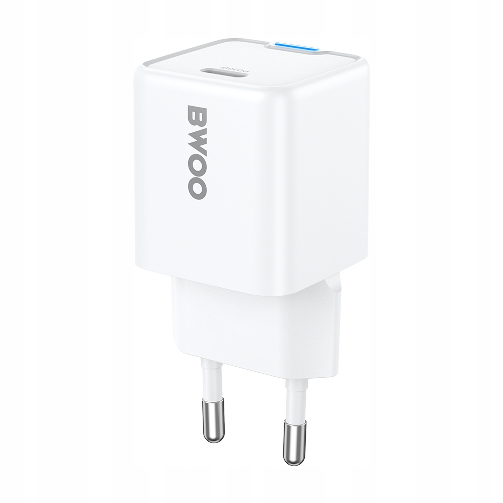 Bwoo ładowarka sieciowa 30W Pd GaN Usb-c biała