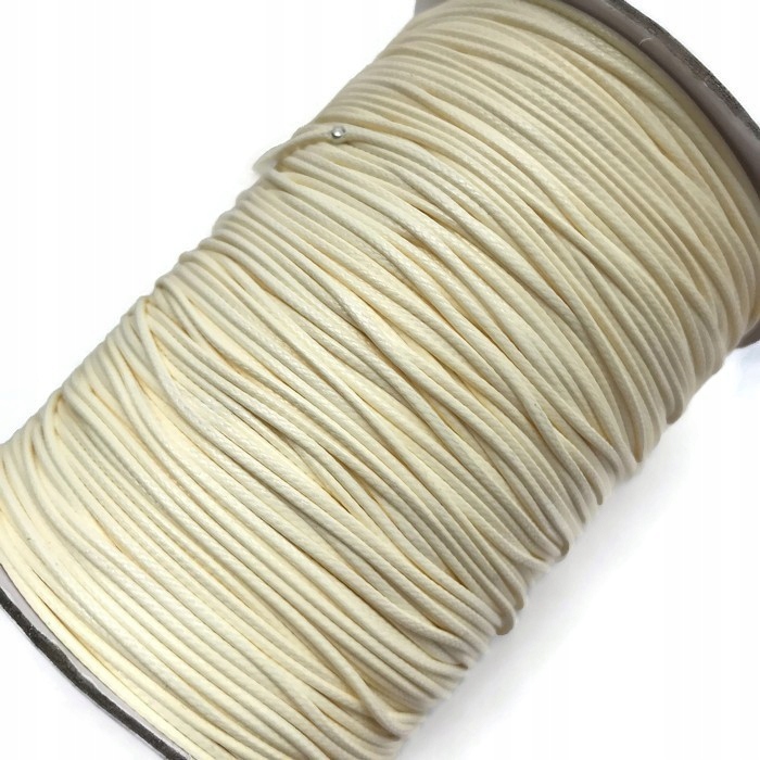 Sznurek Topliwy Błysk 0,5mm 10 metrów ecru 112