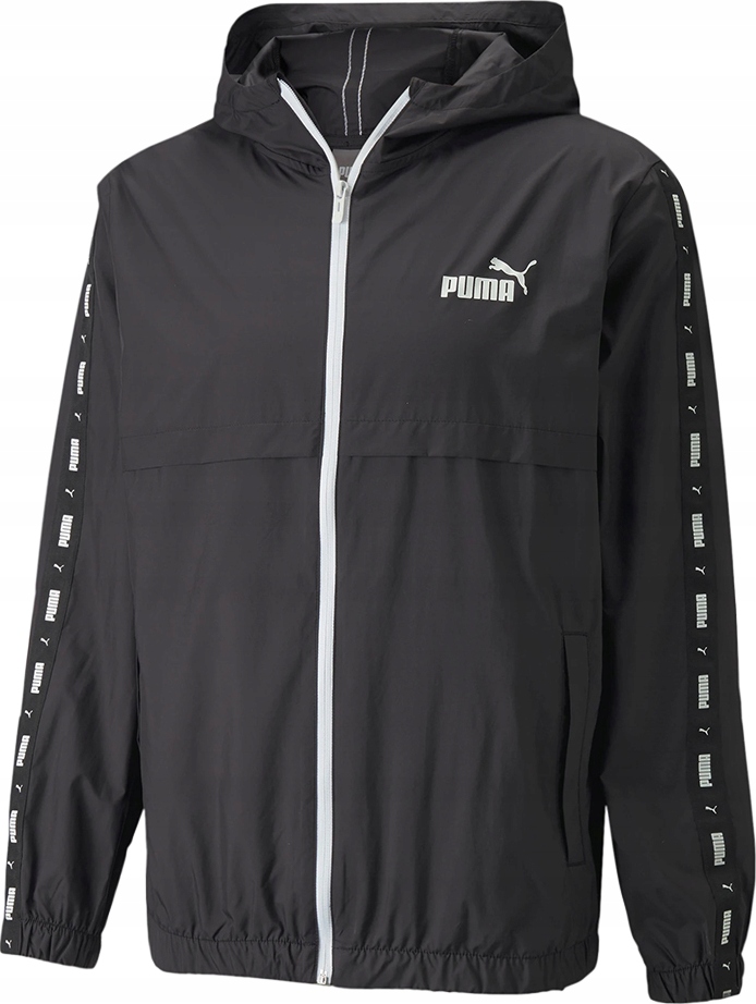 Kurtka Męska Puma Ess+tape Windbreaker Czarna r S