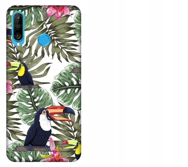 

Etui pokrowiec Huawei P30 Lite Tukan ptak tropikal