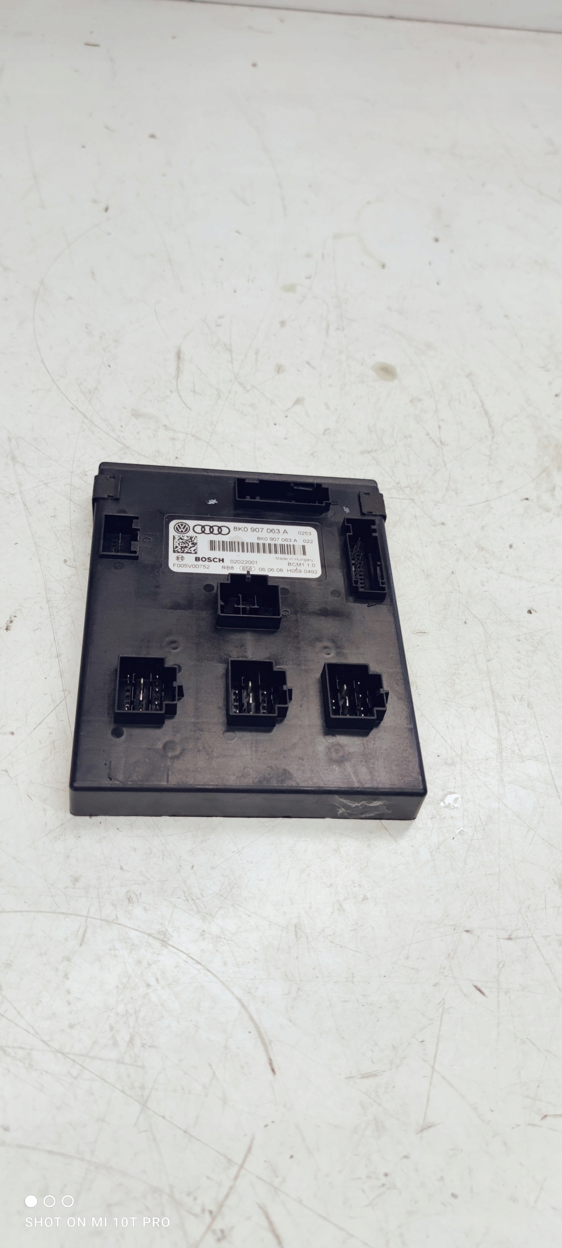 UNITÉ COMMANDE CONFORT AUDI A4 B8 A5 8T Q5 8R 8K0907063A