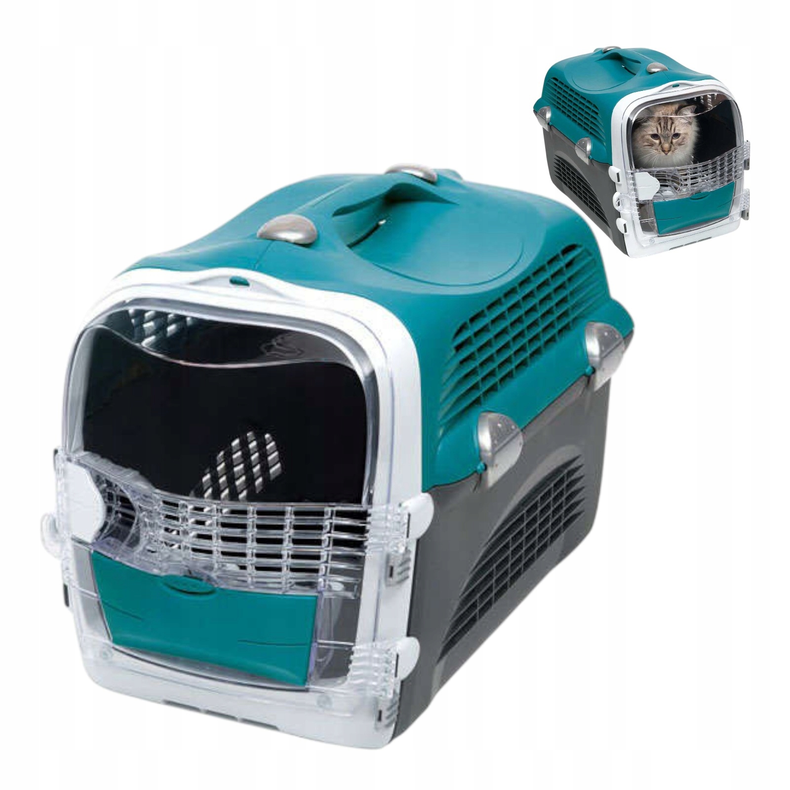 Transporter dla kota i psa Hagen Pet Cargo Cabrio – Turkusowy