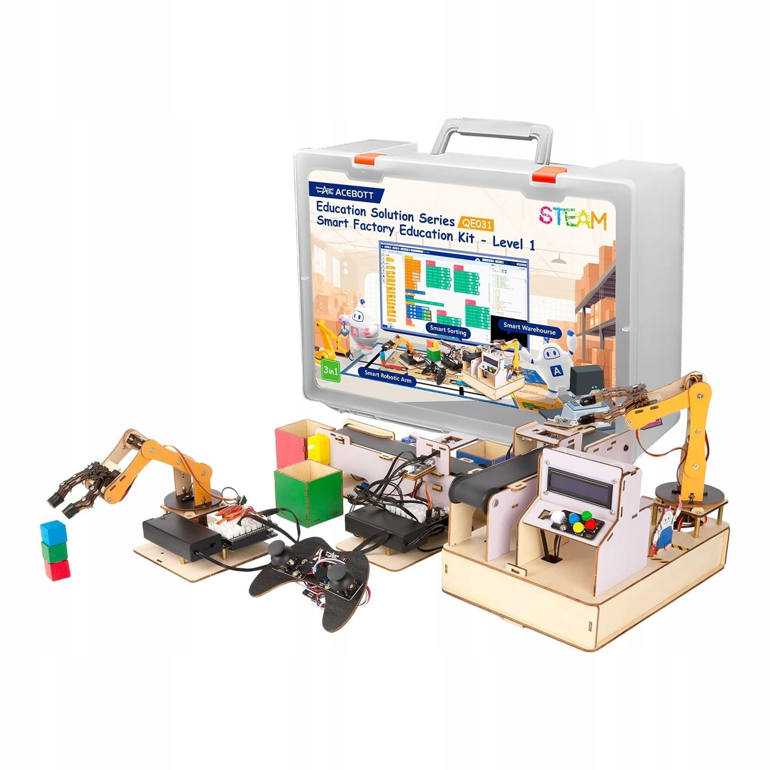 Acebott QE031 Vzdělávací sada Smart Factory ESP32