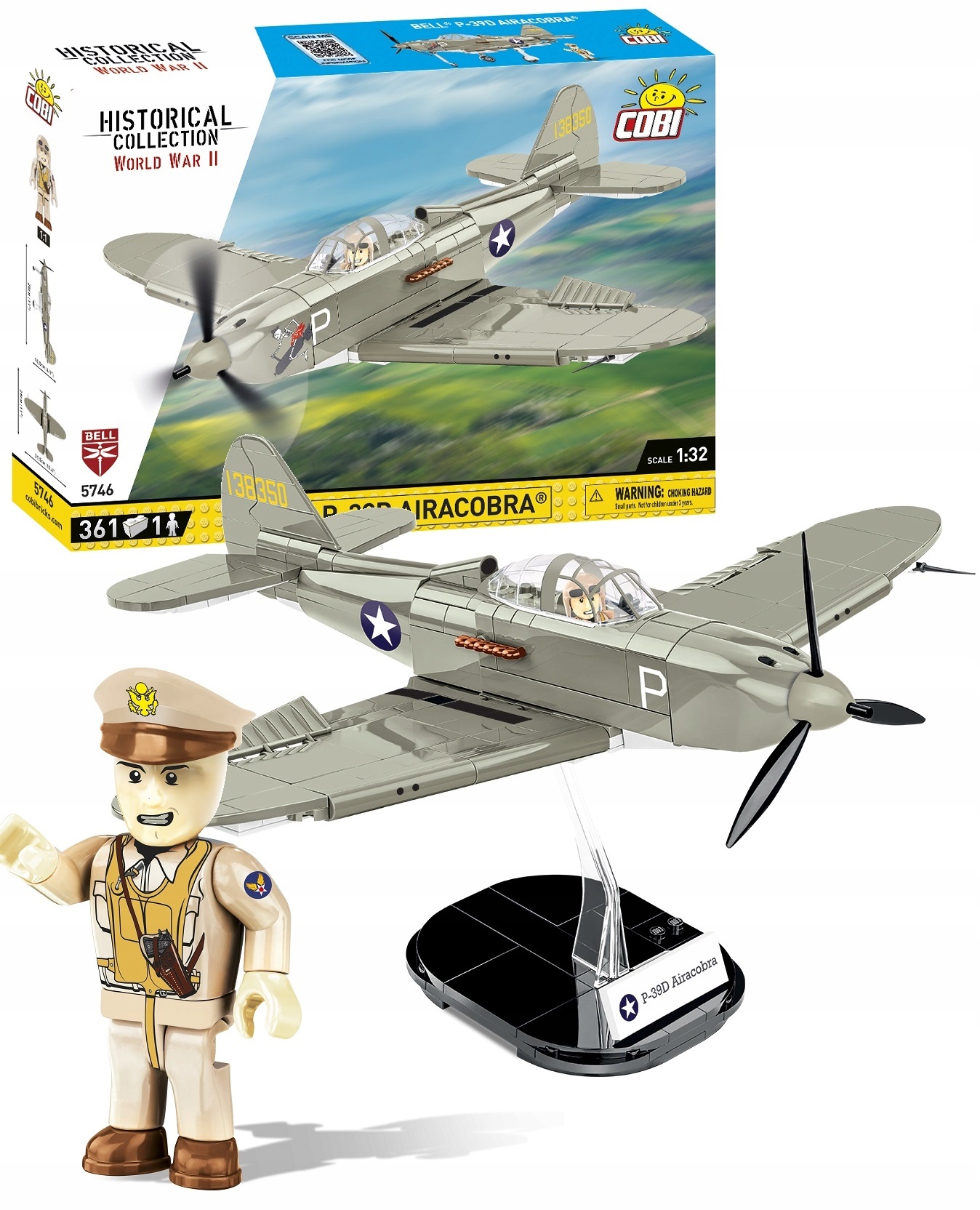 Cobi 5746 Bell P-39D Airacobra