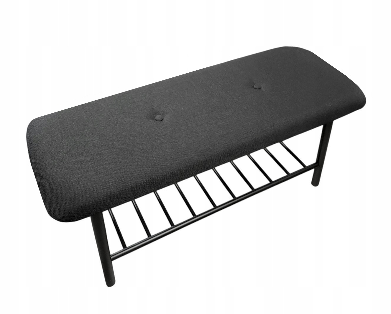 Lavička sedák do předsíně Černá Vandsted Jsk 90 cm