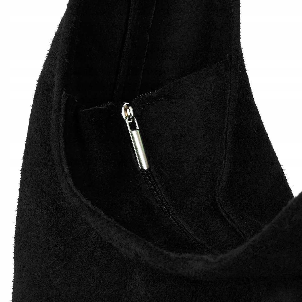 CZARNA ZAMSZOWA TOREBKA WOREK ZAMSZ NATURALNY shopper TORBA ZAMSZOWA A4 Kod producenta W356N