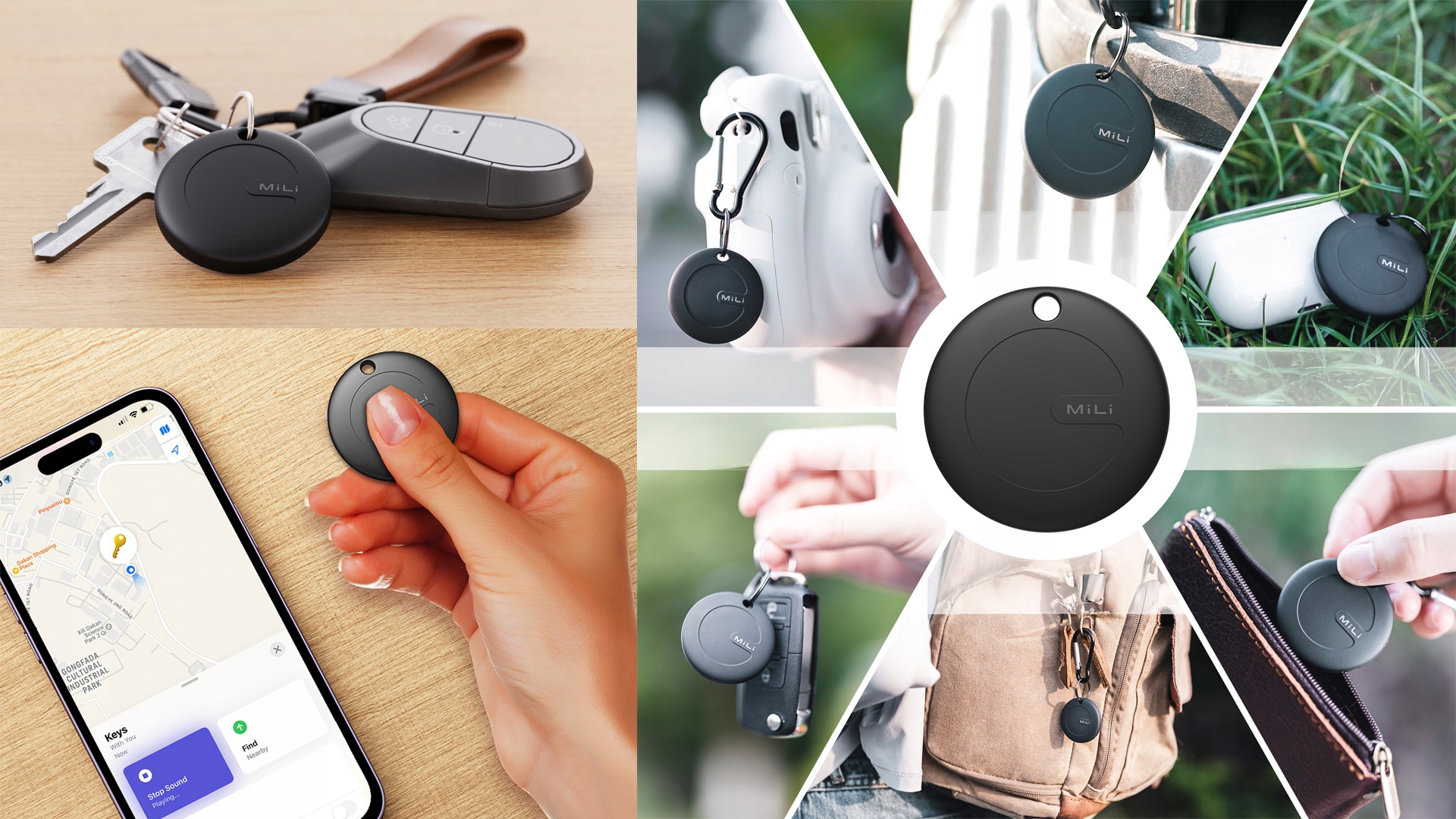 GPS-локатор MiLi MiTag BT Apple iOS для ключів від багажу