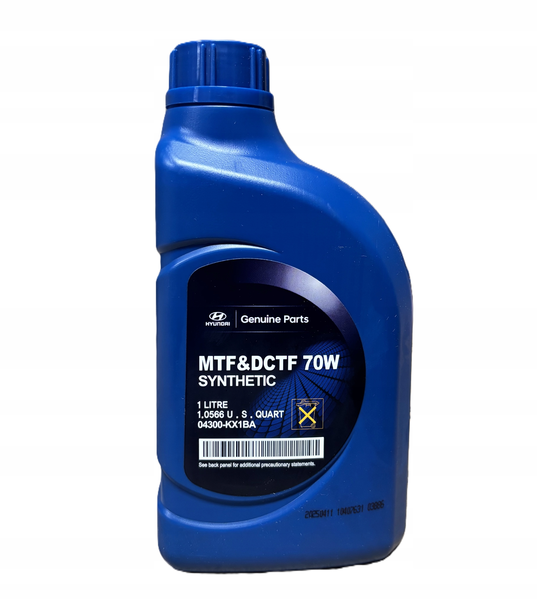 Olej przekładniowy Oe 04300KX1BA Hyundai Kia Mtf&dctf 70W 1L