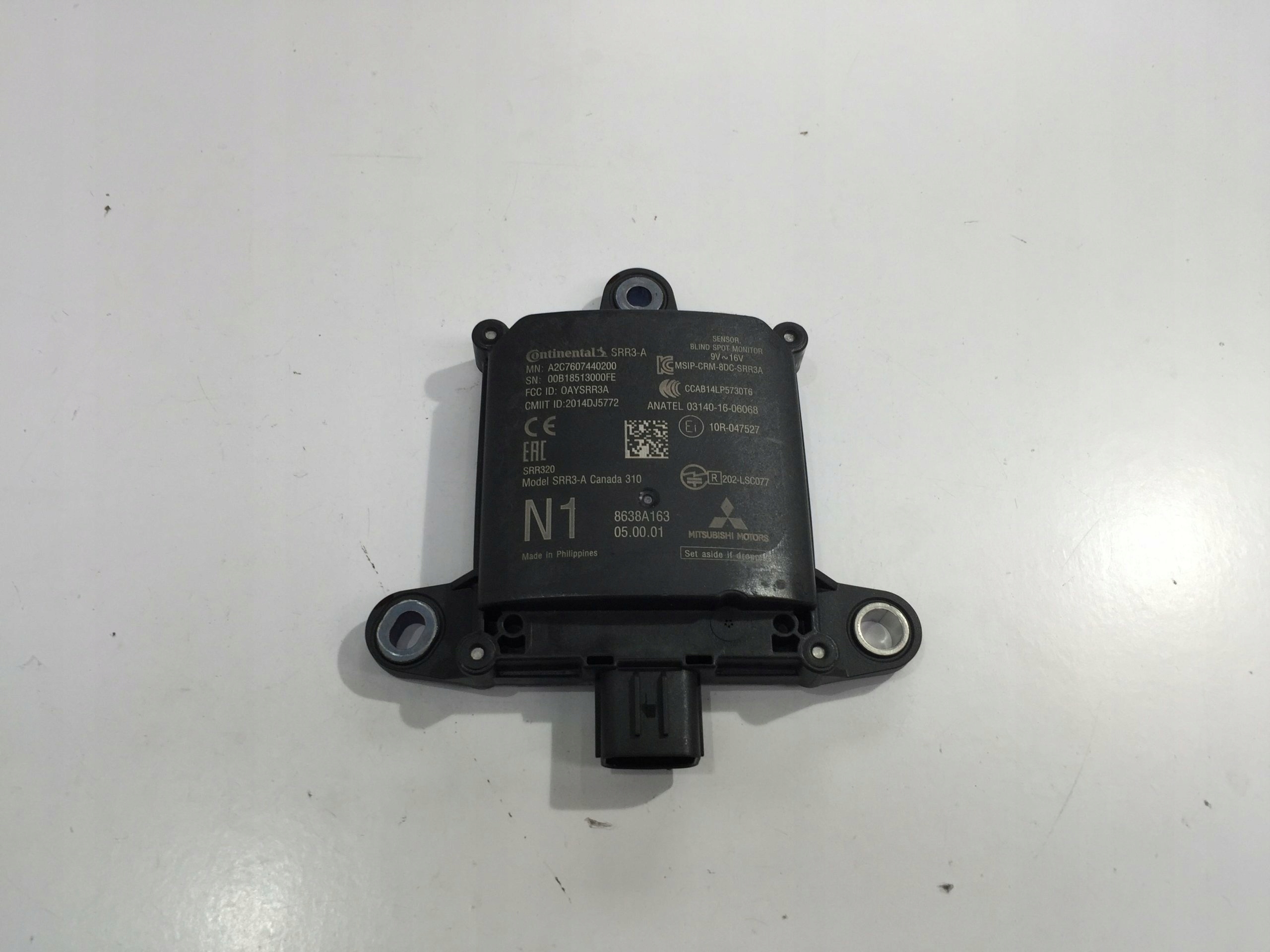 ECLIPSE CROSS 2018 ДАТЧИК СЛІПИХ ЗОН ЗАДНІЙ P