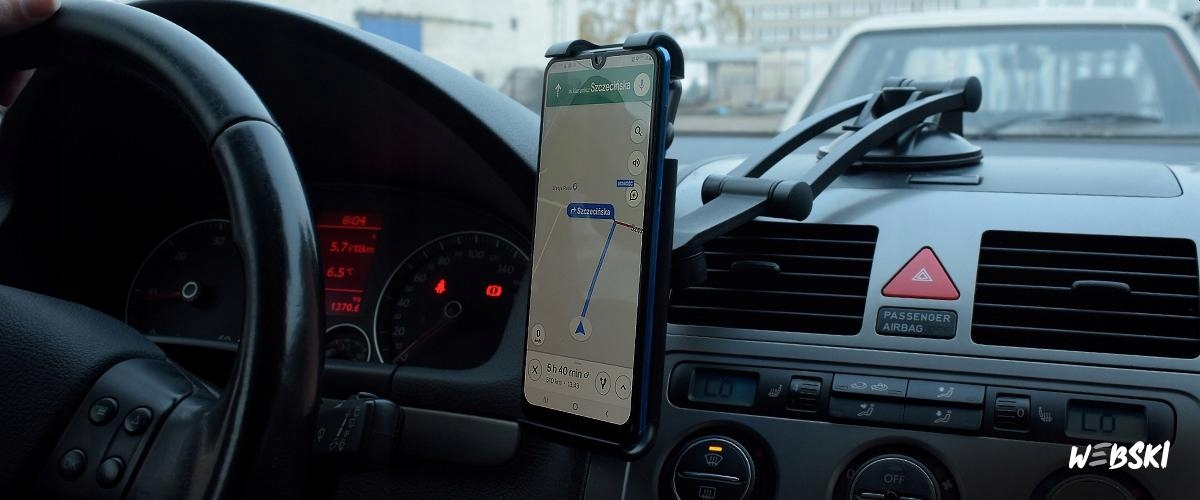 Aluminiowy Uchwyt na Tablet Telefon do Samochodu Marka Webski