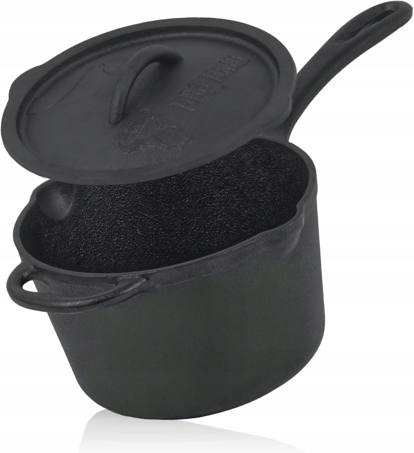 Rondel Żeliwny Bbq-toro 2L Z Pokrywką Grill Piekarnik Ognisko Wypalany