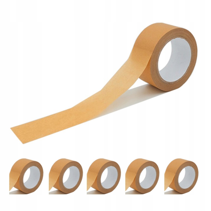 

Taśma Pakowa 50M x50mm Papierowa Eko brązowa 6 szt